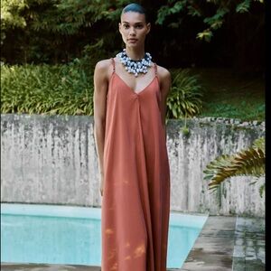 Zara Terracotta Maxi Dress